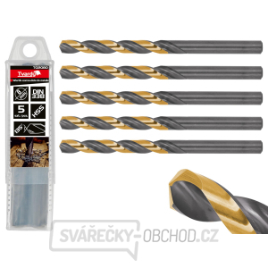 Černozlatý vrták do kovu HSS 8,00 mm (5/50/500) Černozlatý vrták do kovu HSS 8,00 mm (5/50/500) gallery main image