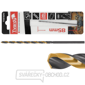 Černozlatý prodloužený vrták do kovu HSS M2 2,0 mm (1/250/1000) Černozlatý prodloužený vrták do kovu HSS M2 2,0 mm (1/250/1000) gallery main image