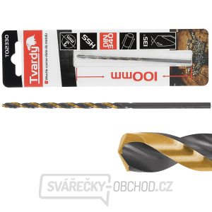 Černozlatý prodloužený vrták do kovu HSS M2 3,0 mm (1/125/500) Černozlatý prodloužený vrták do kovu HSS M2 3,0 mm (1/125/500) gallery main image