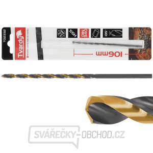 Černozlatý prodloužený vrták do kovu HSS M2 3,2 mm (1/125/500) Černozlatý prodloužený vrták do kovu HSS M2 3,2 mm (1/125/500) gallery main image