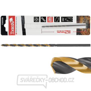 Černozlatý prodloužený vrták do kovu HSS M2 3,5 mm (1/125/500) Černozlatý prodloužený vrták do kovu HSS M2 3,5 mm (1/125/500) gallery main image