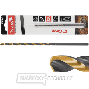 Černozlatý prodloužený vrták do kovu HSS M2 4,5 mm (1/100/400) Černozlatý prodloužený vrták do kovu HSS M2 4,5 mm (1/100/400) gallery main image