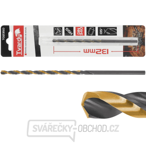 Černozlatý prodloužený vrták do kovu HSS M2 5,0 mm (1/100/400) Černozlatý prodloužený vrták do kovu HSS M2 5,0 mm (1/100/400) gallery main image