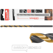 Černozlatý prodloužený vrták do kovu HSS M2 6,0 mm (1/100/400) Černozlatý prodloužený vrták do kovu HSS M2 6,0 mm (1/100/400) gallery main image