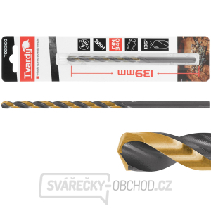 Černozlatý prodloužený vrták do kovu HSS M2 6,0 mm (1/100/400) Černozlatý prodloužený vrták do kovu HSS M2 6,0 mm (1/100/400) gallery main image