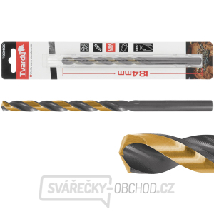 Černozlatý prodloužený vrták do kovu HSS M2 10,0 mm (1/50/200) Černozlatý prodloužený vrták do kovu HSS M2 10,0 mm (1/50/200) gallery main image