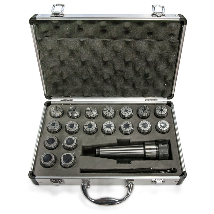 Kleštiny ER25, 1,5 – 16 mm, 15 ks + kleštinový upínač MK2/M1 3352052