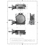 Horizontálně-vertikální kruhový dělicí stůl RT 200 Náhled