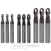 Stopkové frézy (rádiusové) – sada 9 ks Stopkové frézy (rádiusové) – sada 9 ks gallery main image