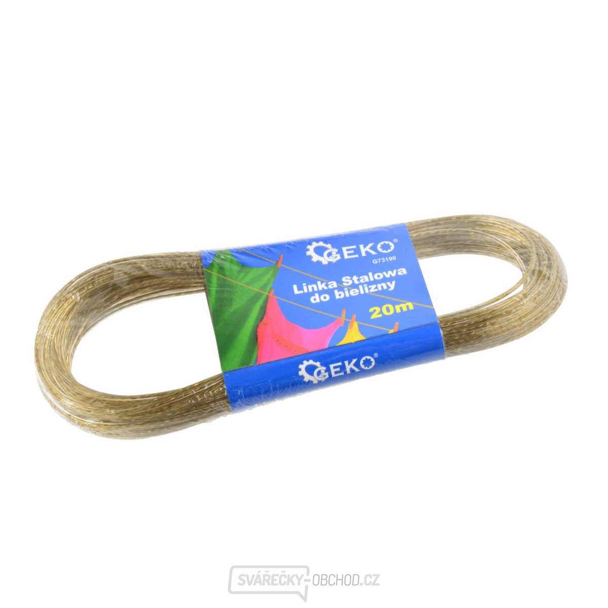 Drátěné lano na spodní prádlo 2mm x 20m (48)