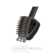 Drátěný kartáč se škrabkou a houbou 3v1 - na čištění grilu (50) náhled