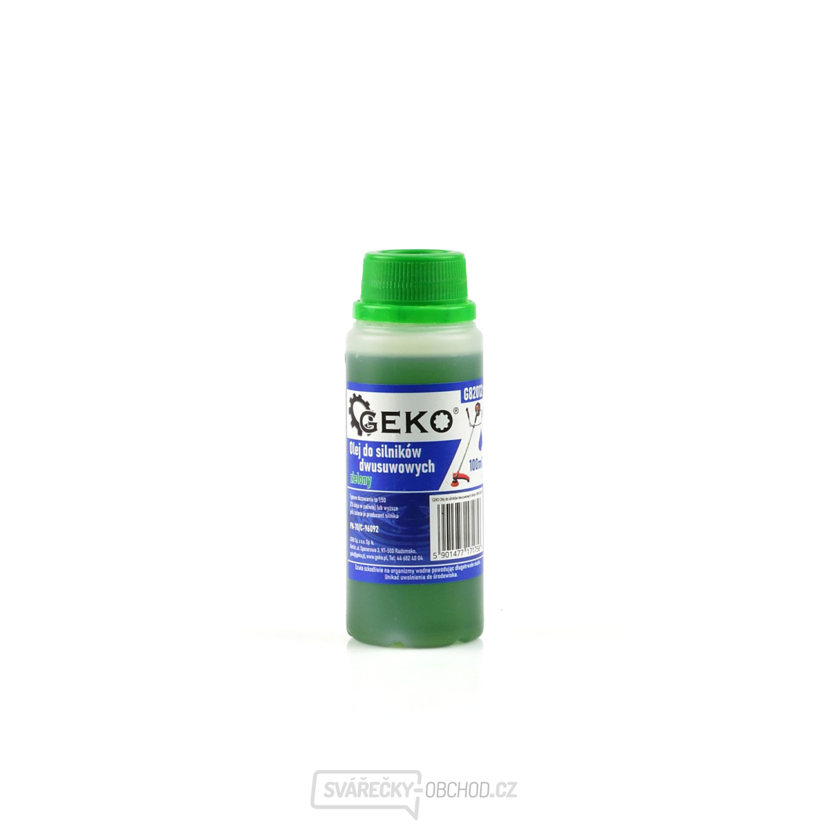 Olej pro dvoutaktní motory zelený 100ml(24/1008)
