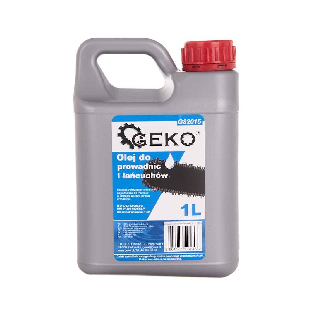 Olej na mazání lišt a řetězů GEKO 1L(12) G82015