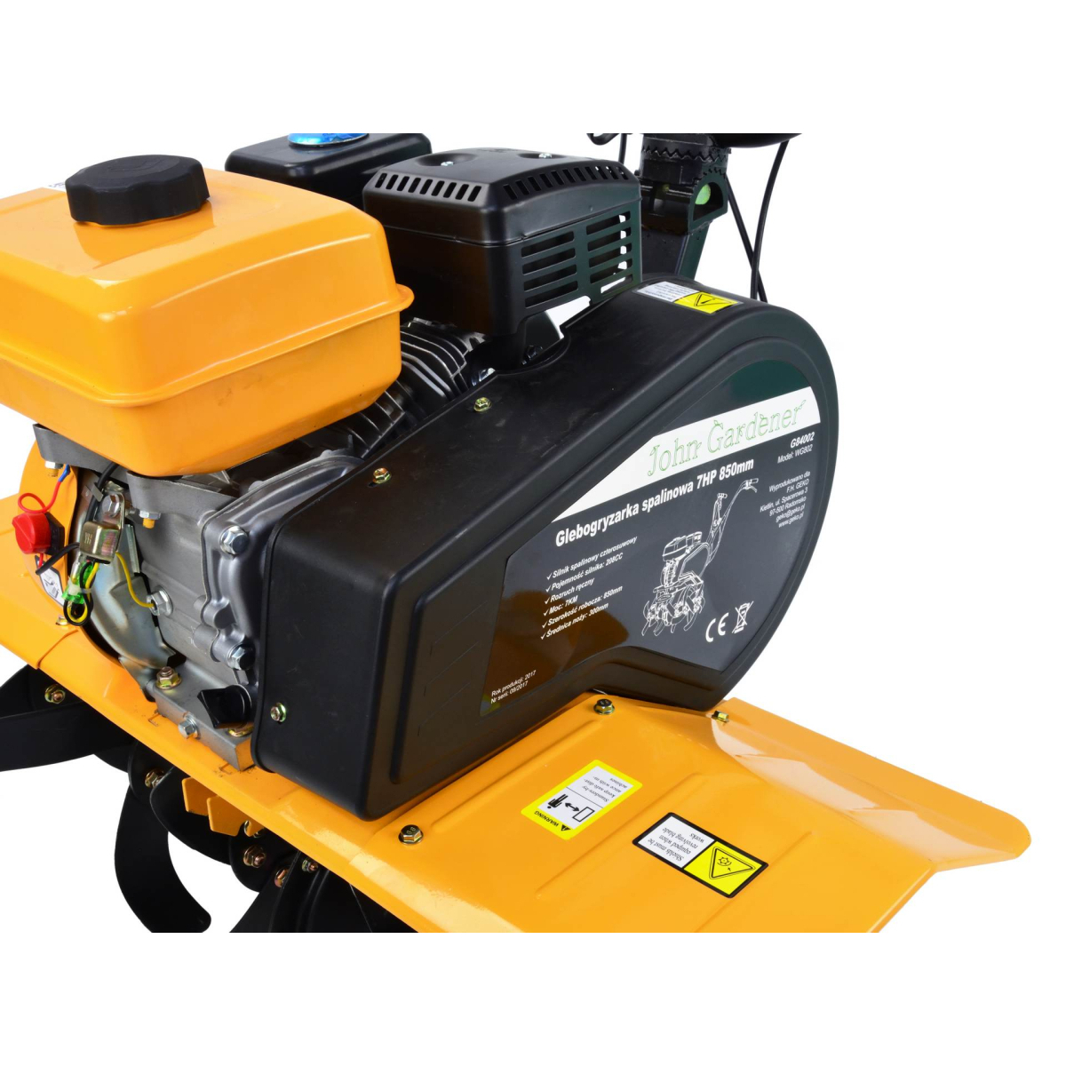 Rotační kultivátor GEKO G84002, 7HP 85 cm, benzínový Náhled