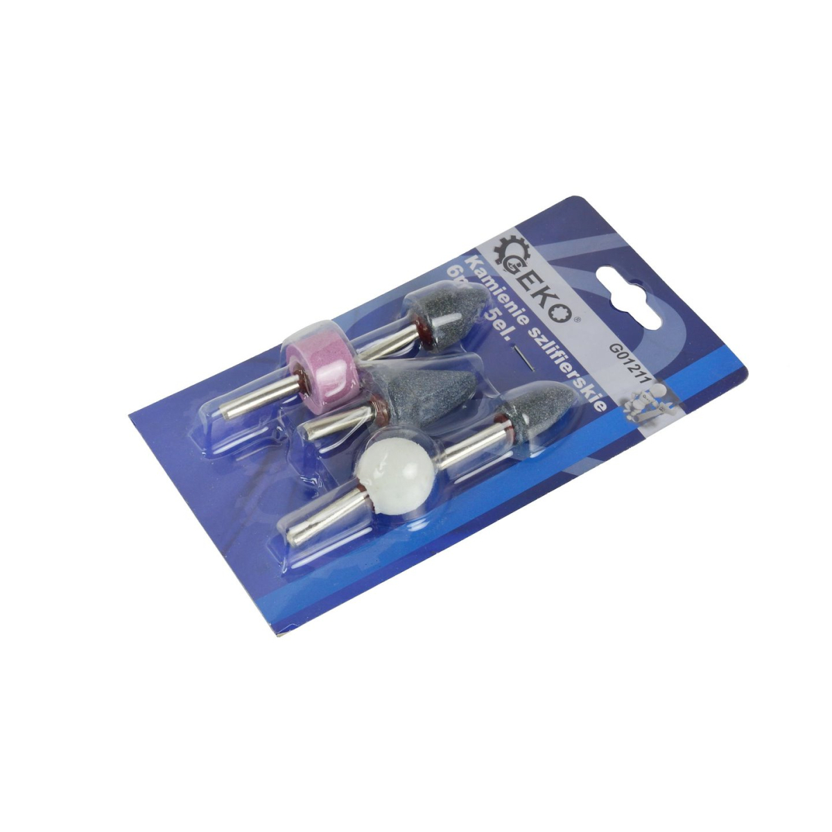 GEKO Brusné kameny 6 mm 5el. (1/20/80) G01211