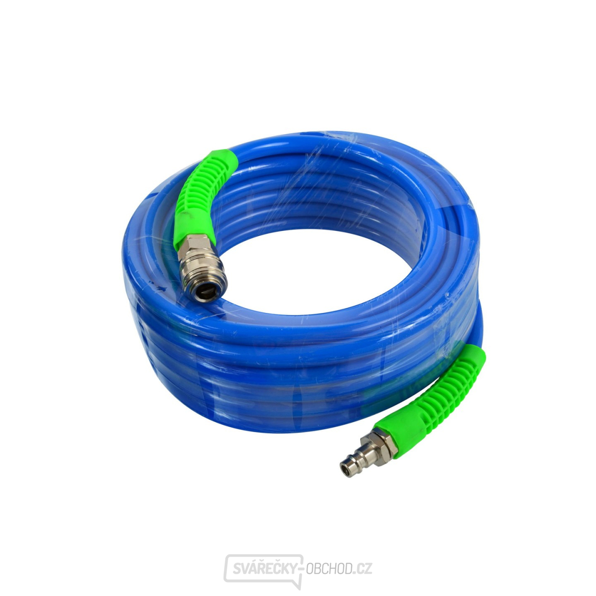Vzduchová hadice vyztužená PU 10m 12mmx8mm modrá (10)