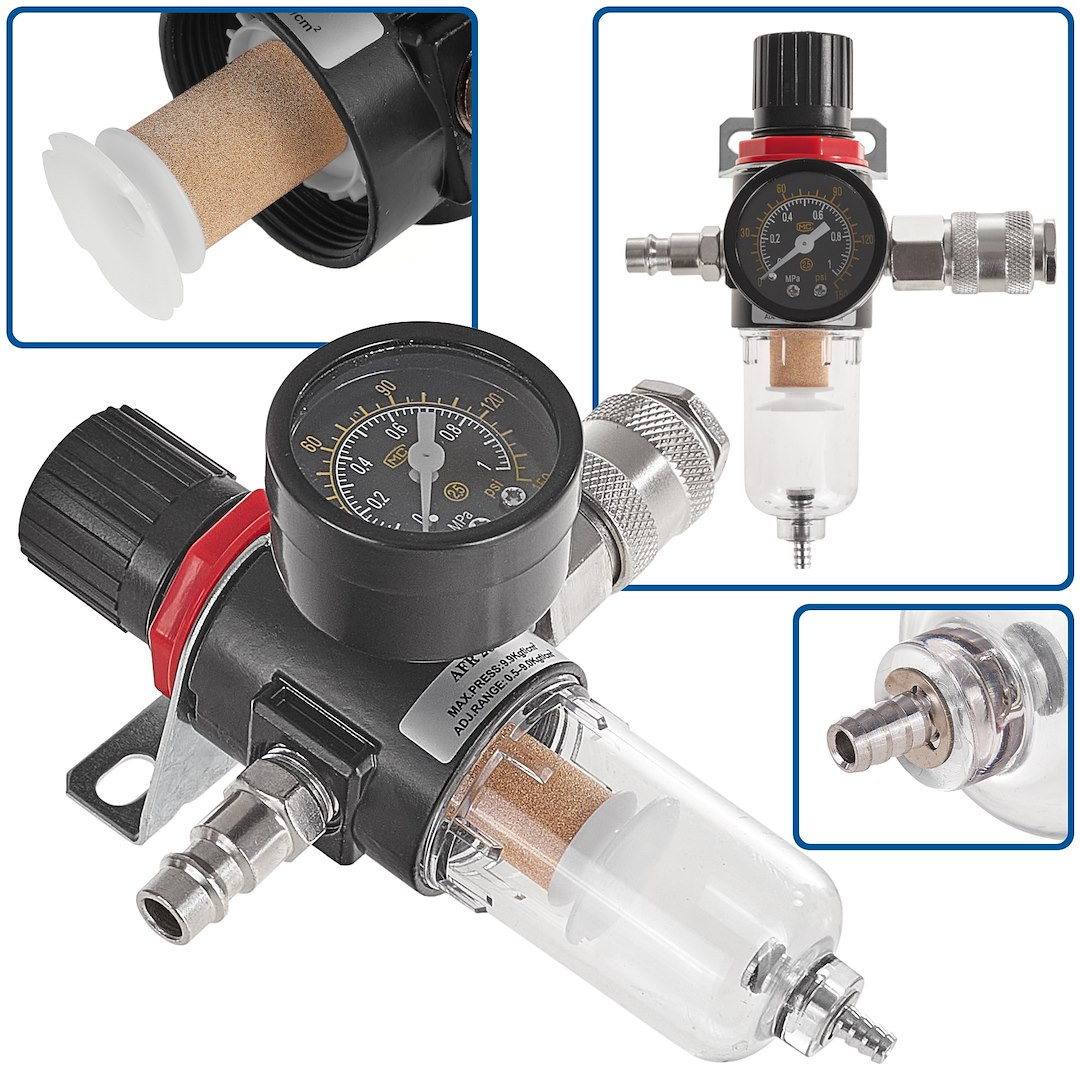 Dehydrátor se vzduchovým filtrem + 1/4" redukce (100) G03163v