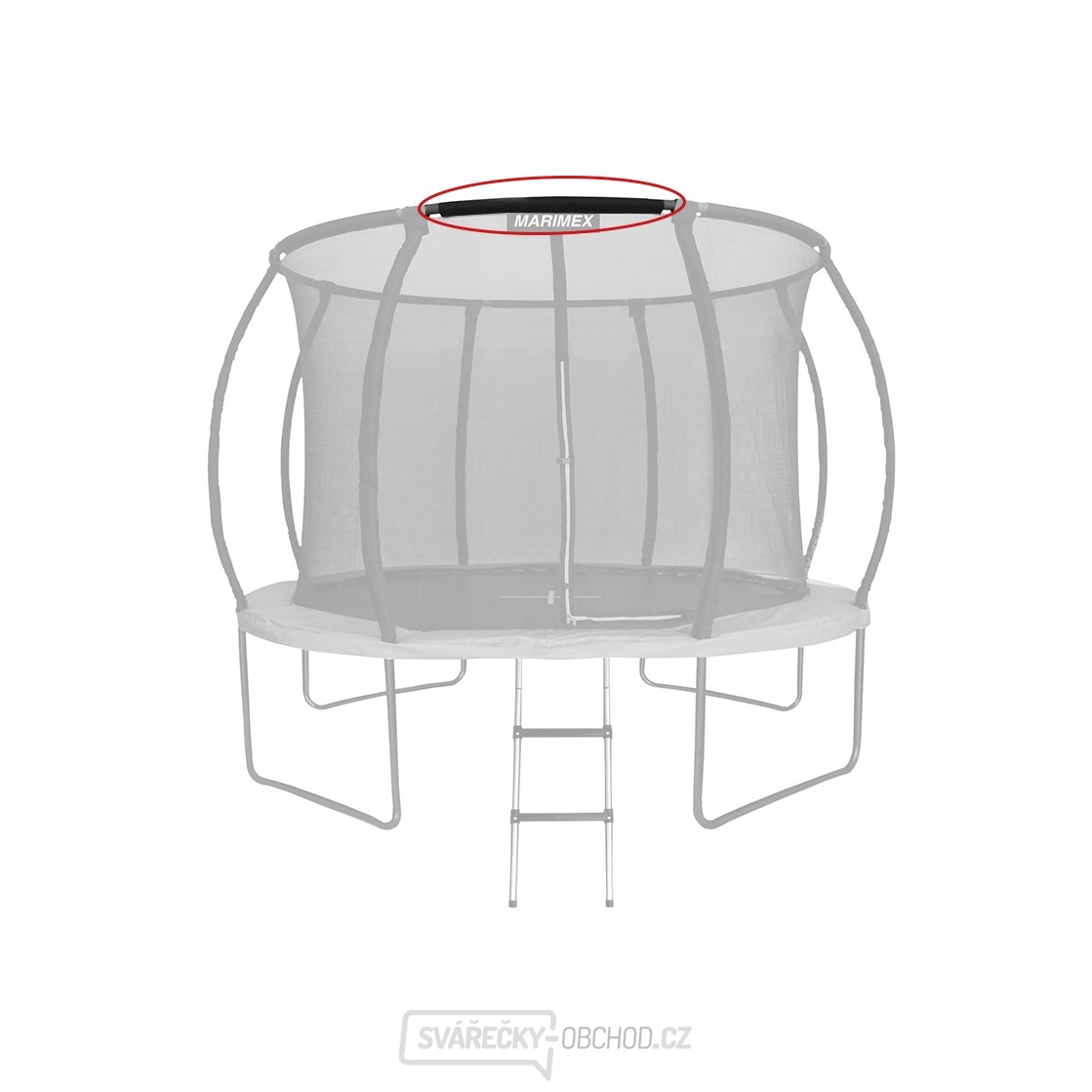 Náhradní tyč obruče pro trampolínu Marimex 305 cm Premium - 104 cm