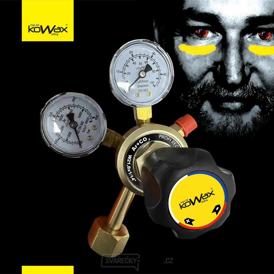 Redukční ventil KOWAX® Ar+CO2 profi