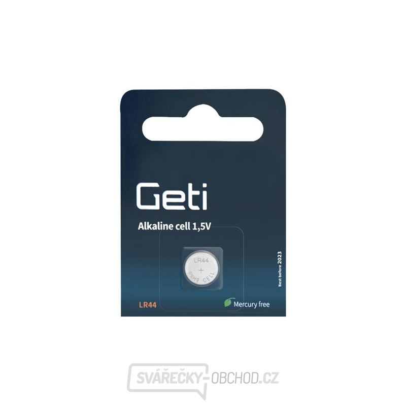 Baterie LR44 (AG13) GETI alkalická Baterie LR44 (AG13) GETI alkalická gallery main image