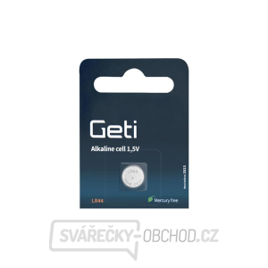 Baterie LR44 (AG13) GETI alkalická Baterie LR44 (AG13) GETI alkalická gallery main image