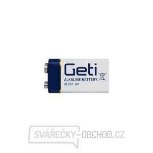 Baterie 9V (6LR61) alkalická GETI Baterie 9V (6LR61) alkalická GETI gallery main image