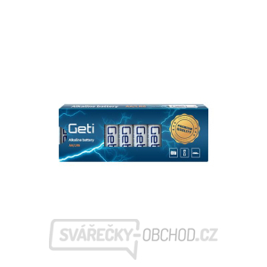 Baterie AA (LR6) alkalická GETI 1,5V (10 kusů) Baterie AA (LR6) alkalická GETI 1,5V (10 kusů) gallery main image