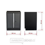 Dvoudveřová skříňka Matabro MB-TGC1300 | 1 police | 680x458x910 mm náhled