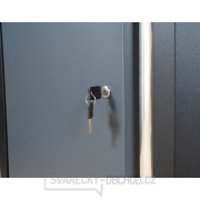 Rohová jednodveřová dílenská skříňka Matabro MB-TGC1300B | 1 police | 864x864x910 mm náhled