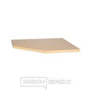 Matabro MB-TGW34, Rohová dřevěná pracovní deska do sestavy dílenského nábytku | 865x865x40 mm Náhled