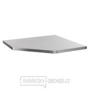 Rohová nerezová pracovní deska do sestavy dílenského nábytku Matabro MB-TGW34S | 865x865x40 mm Rohová nerezová pracovní deska do sestavy dílenského nábytku Matabro MB-TGW34S | 865x865x40 mm gallery main image
