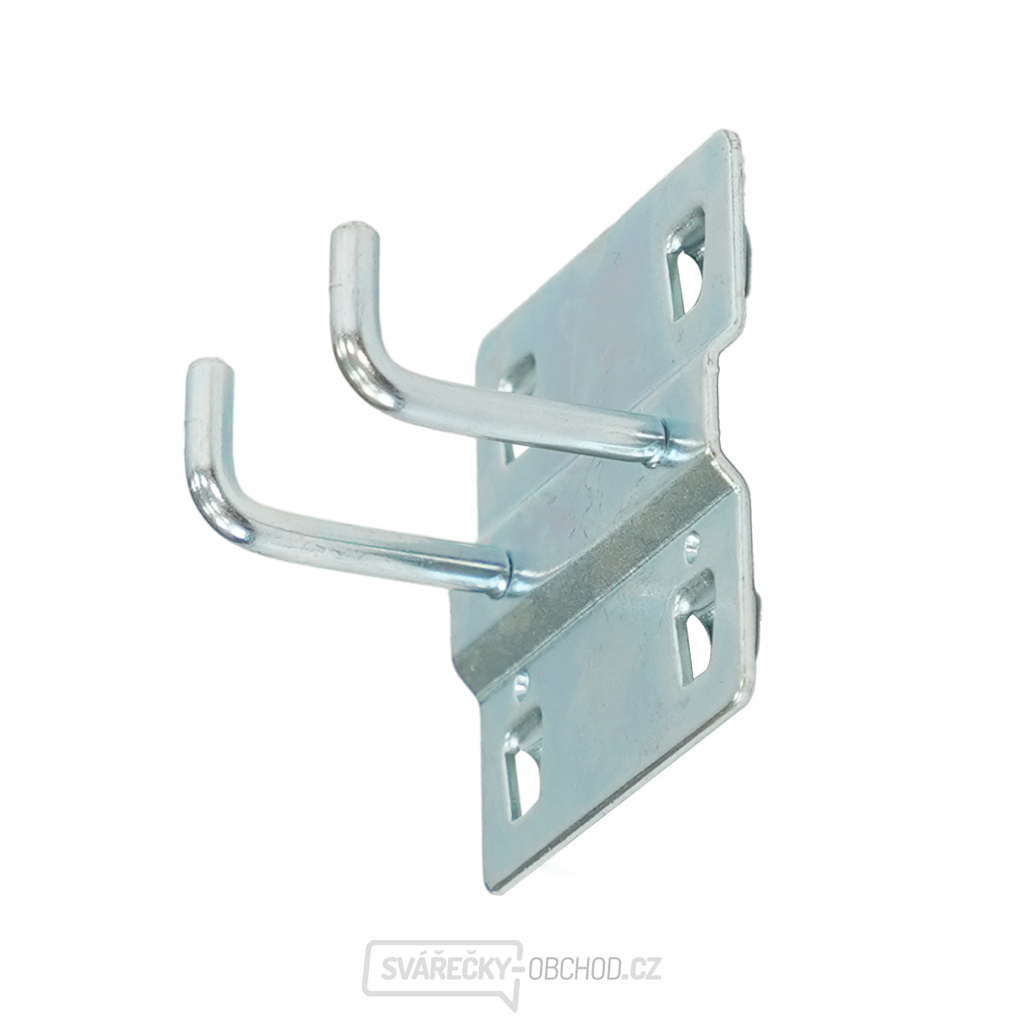 Dvojitý háček do děrované desky Matabro MB-LT17-53 | 35 mm