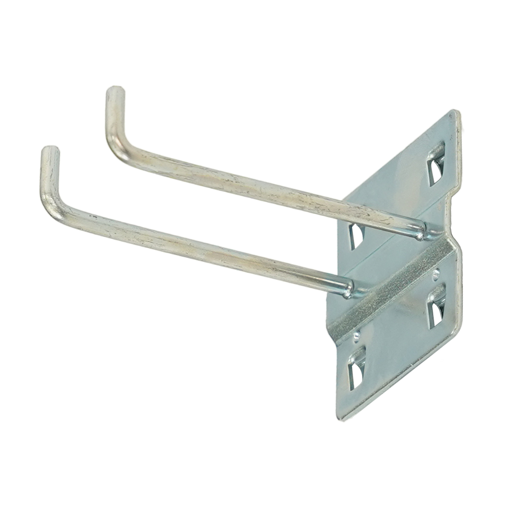 Dvojitý háček do děrované desky Matabro MB-LT17-53A | 87 mm MB-LT17-53A
