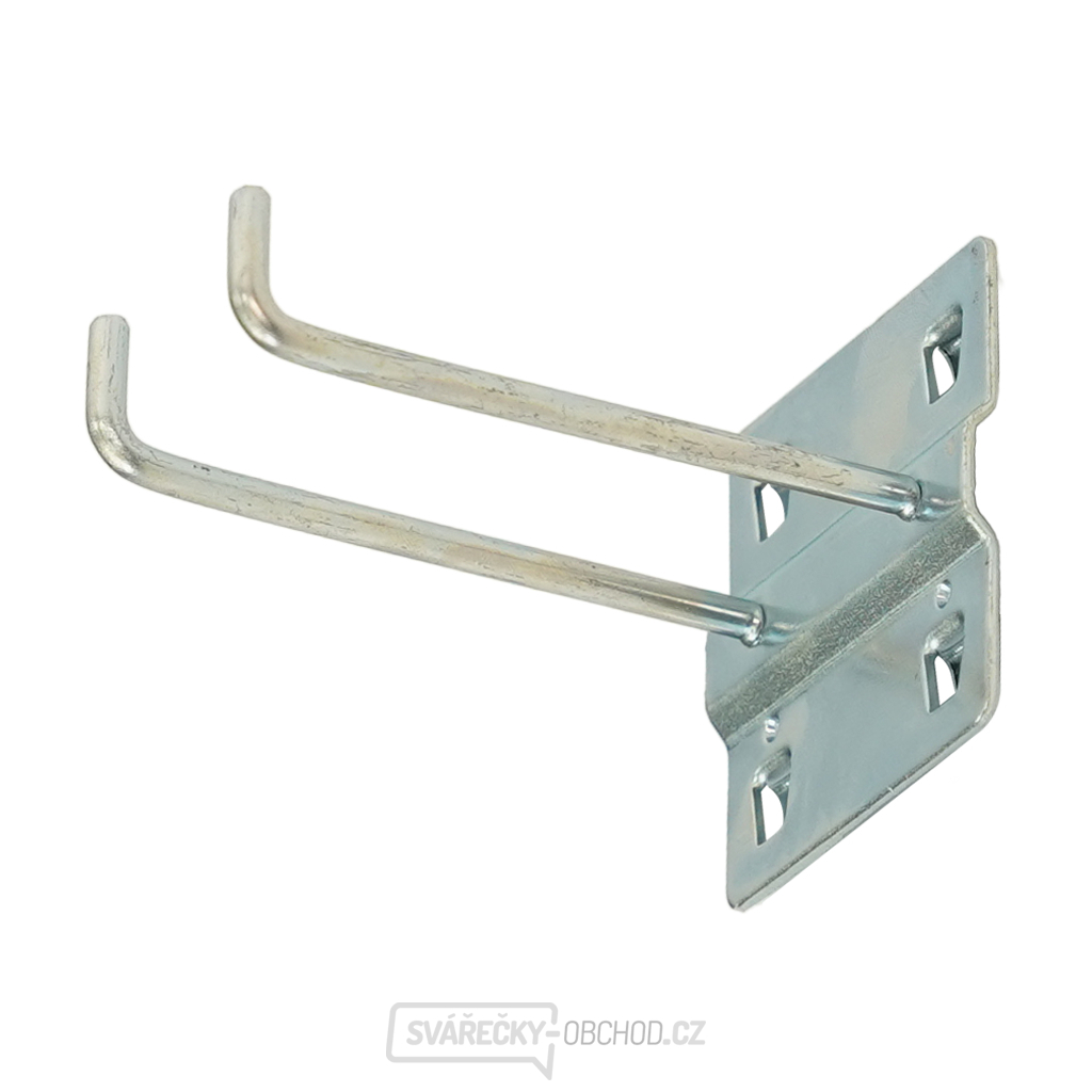 Dvojitý háček do děrované desky Matabro MB-LT17-53A | 87 mm