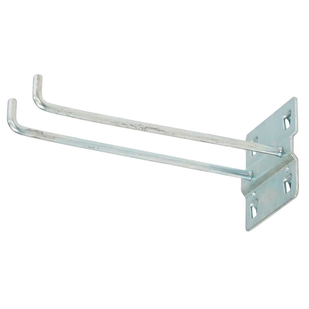 Levně Dvojitý háček do děrované desky Matabro MB-LT17-53B | 150 mm MB-LT17-53B