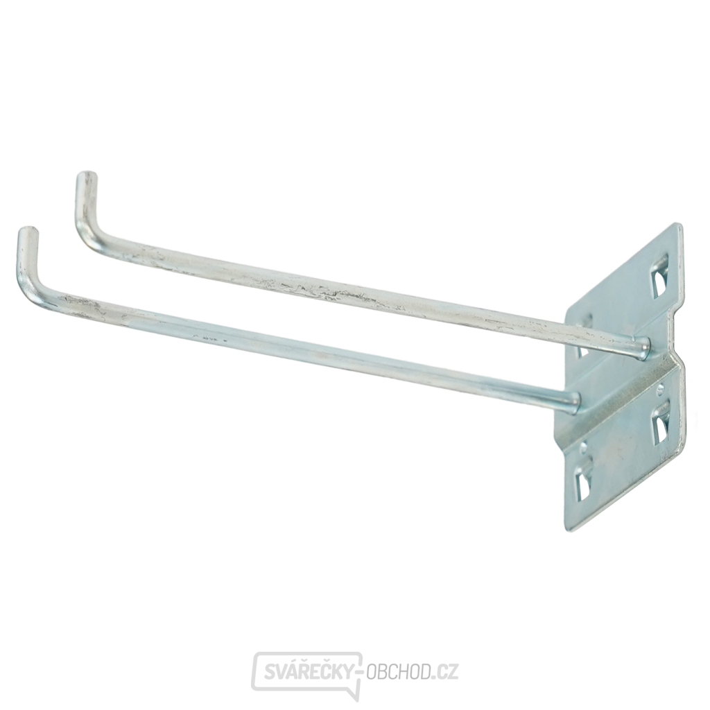 Dvojitý háček do děrované desky Matabro MB-LT17-53B | 150 mm
