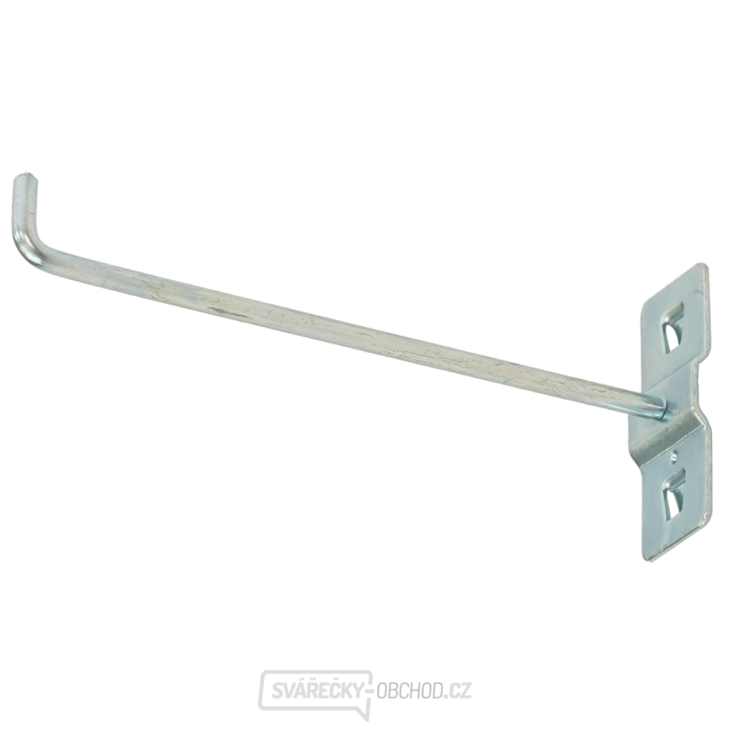 Jednoduchý háček do děrované desky Matabro MB-LT17-52B | 150 mm