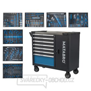 Dílenský vozík s nářadím Matabro MB-TC02 | 298 ks Dílenský vozík s nářadím Matabro MB-TC02 | 298 ks gallery main image