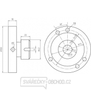 Upínací pouzdro ER25 pro soustruhy D 180/D 210 Náhled