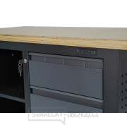 Pracovní dílenský stůl Matabro MB-TSK5403-L | 3 zásuvky | 1 police | 1200 x 600 x 860 - 900 mm náhled