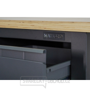 Pracovní dílenský stůl Matabro MB-TSK5403-L | 3 zásuvky | 1 police | 1200 x 600 x 860 - 900 mm náhled