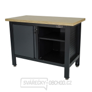 Pracovní dílenský stůl Matabro MB-TSK5410-L | 1 skříňka | 1 police | 1200 x 600 x 860 - 900 mm gallery main image