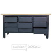 Pracovní dílenský stůl Matabro MB-TSK7509-L | 9 zásuvek | 1690 x 600 x 860 - 900 mm náhled