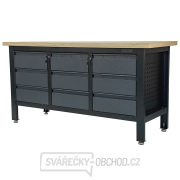 Pracovní dílenský stůl Matabro MB-TSK7509-L | 9 zásuvek | 1690 x 600 x 860 - 900 mm Pracovní dílenský stůl Matabro MB-TSK7509-L | 9 zásuvek | 1690 x 600 x 860 - 900 mm gallery main image