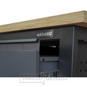 Pracovní dílenský stůl Matabro MB-TSK7513-L | 3 zásuvky | 1 skříňka | 1 police | 1690 x 600 x 860 - 900 mm náhled