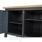 Pracovní dílenský stůl Matabro MB-TSK7513-L | 3 zásuvky | 1 skříňka | 1 police | 1690 x 600 x 860 - 900 mm náhled