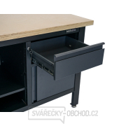 Pracovní dílenský stůl Matabro MB-TSK7522-L | 2 zásuvky | 2 skříňky | 1 police | 1690 x 600 x 860 - 900 mm Pracovní dílenský stůl Matabro MB-TSK7522-L | 2 zásuvky | 2 skříňky | 1 police | 1690 x 600 x 860 - 900 mm náhled