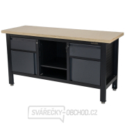 Pracovní dílenský stůl Matabro MB-TSK7522-L | 2 zásuvky | 2 skříňky | 1 police | 1690 x 600 x 860 - 900 mm Pracovní dílenský stůl Matabro MB-TSK7522-L | 2 zásuvky | 2 skříňky | 1 police | 1690 x 600 x 860 - 900 mm gallery main image