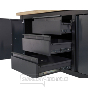 Pracovní dílenský stůl Matabro MB-TSK7523-L | 3 zásuvky | 2 skříňky | 1690 x 600 x 860 - 900 mm náhled