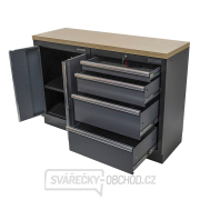 AKČNÍ SET Dílenská skříňka MB-TGC1304 a MB-TGC1300 s dřevěnou pracovní deskou MB-TGW53 Náhled
